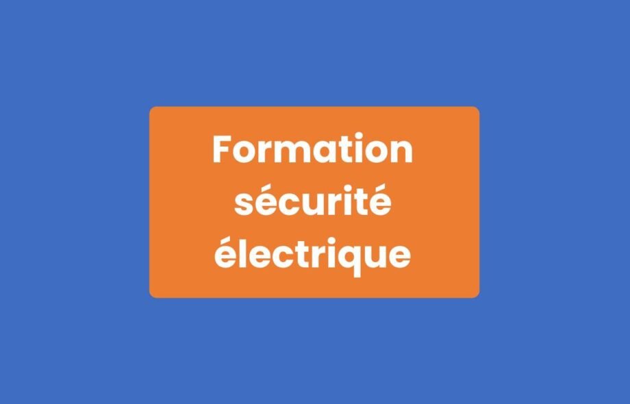 Formation Sécurité Électrique