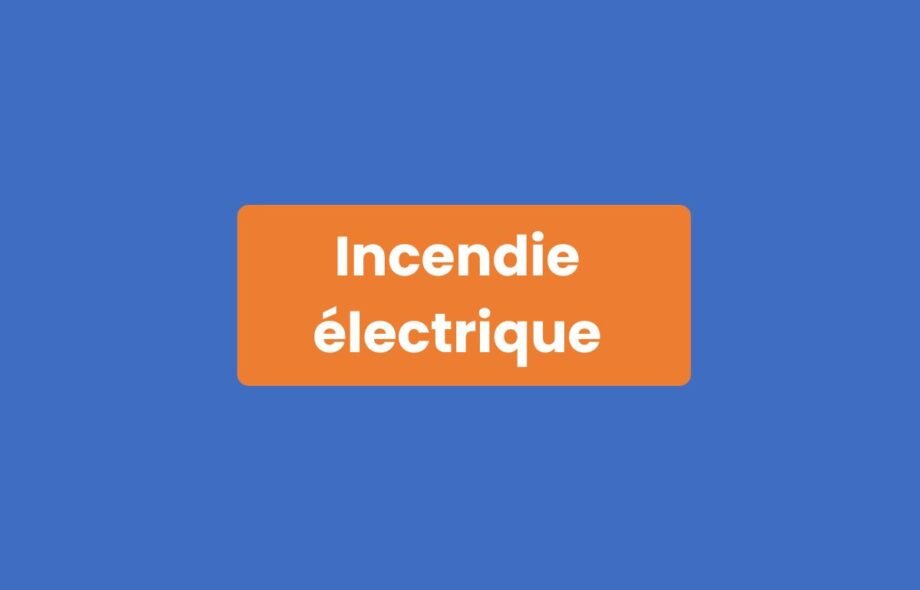 Incendie électrique