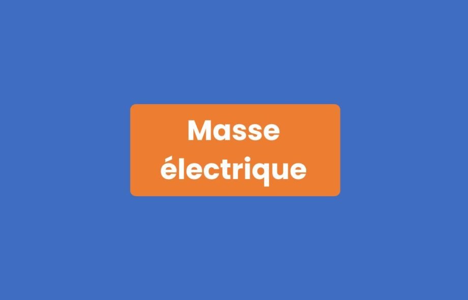 Masse électrique