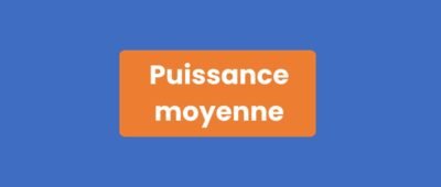 Puissance moyenne