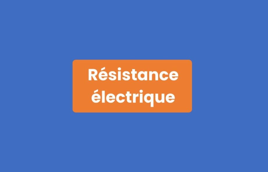 Résistance électrique