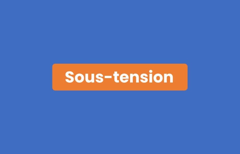Sous tension