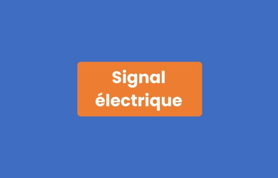 Signal électrique
