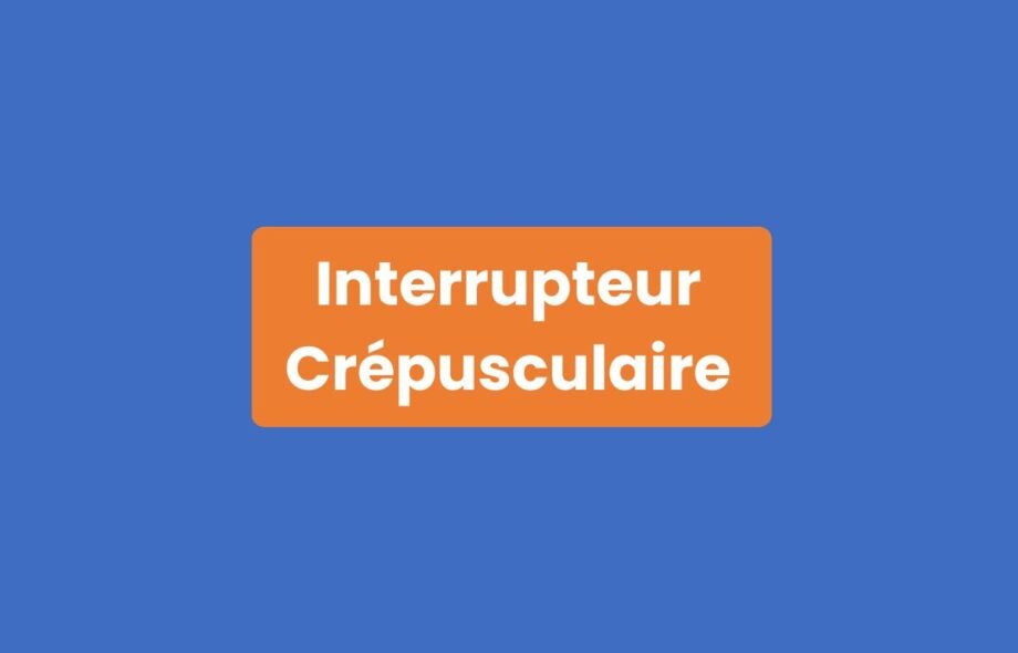 Interrupteur crépusculaire