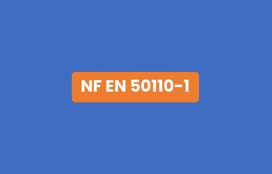 NF EN 50110-1