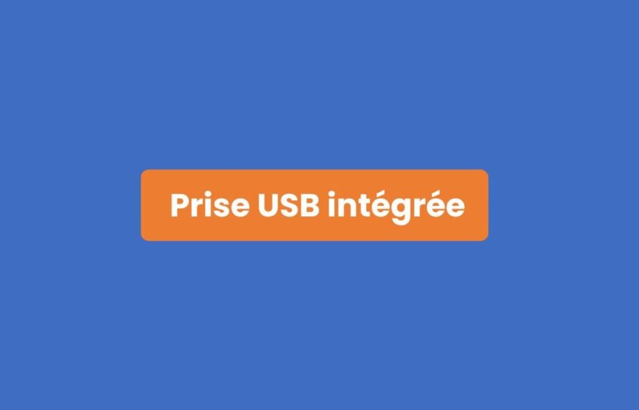 Prise USB intégrée