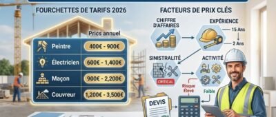 Quel est le prix d&rsquo;une assurance décennale ? Facteurs et tarifs 2026