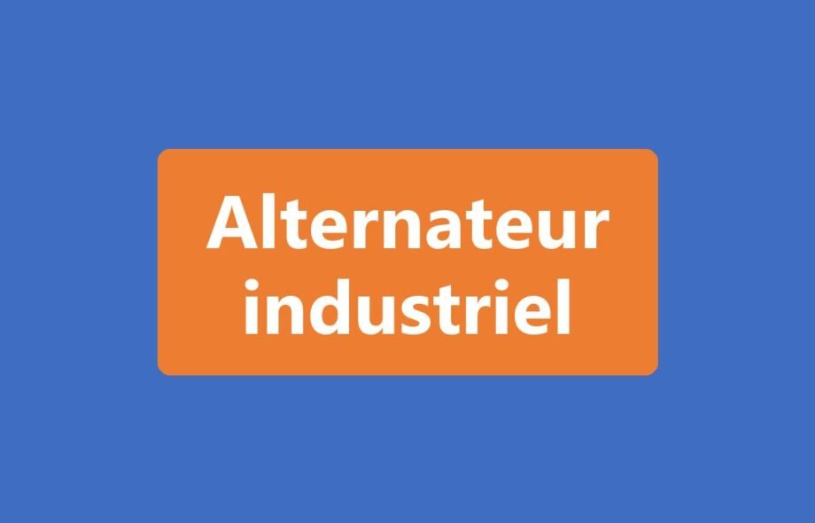 Alternateur industriel
