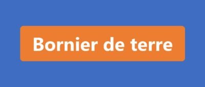Bornier de terre