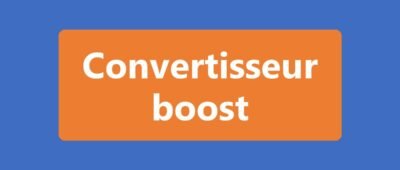 Convertisseur boost