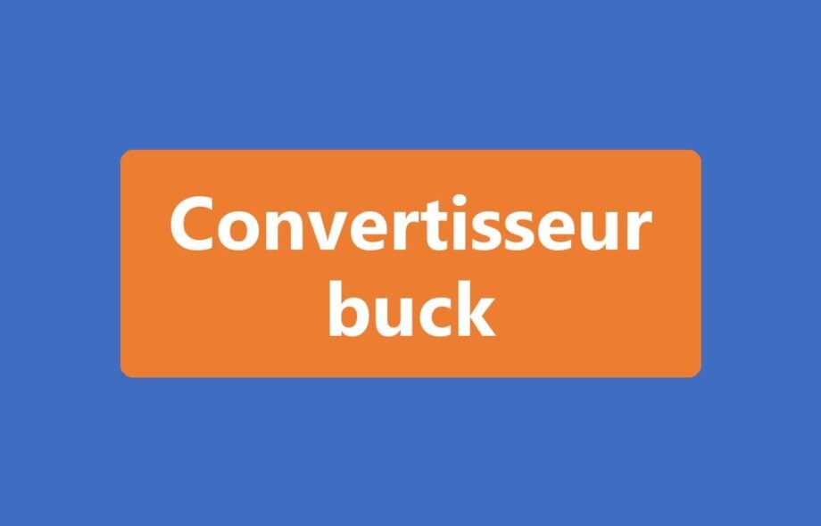 Convertisseur buck