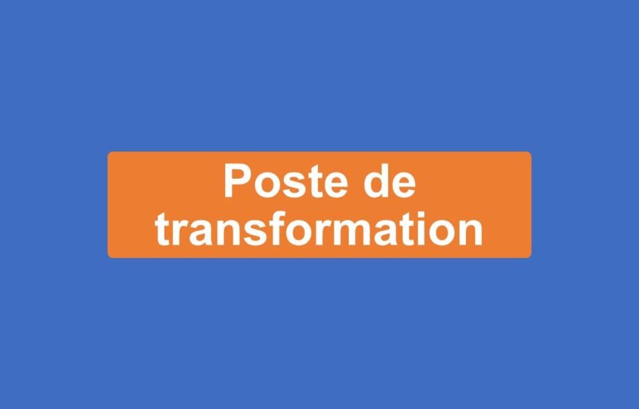 Poste de transformation