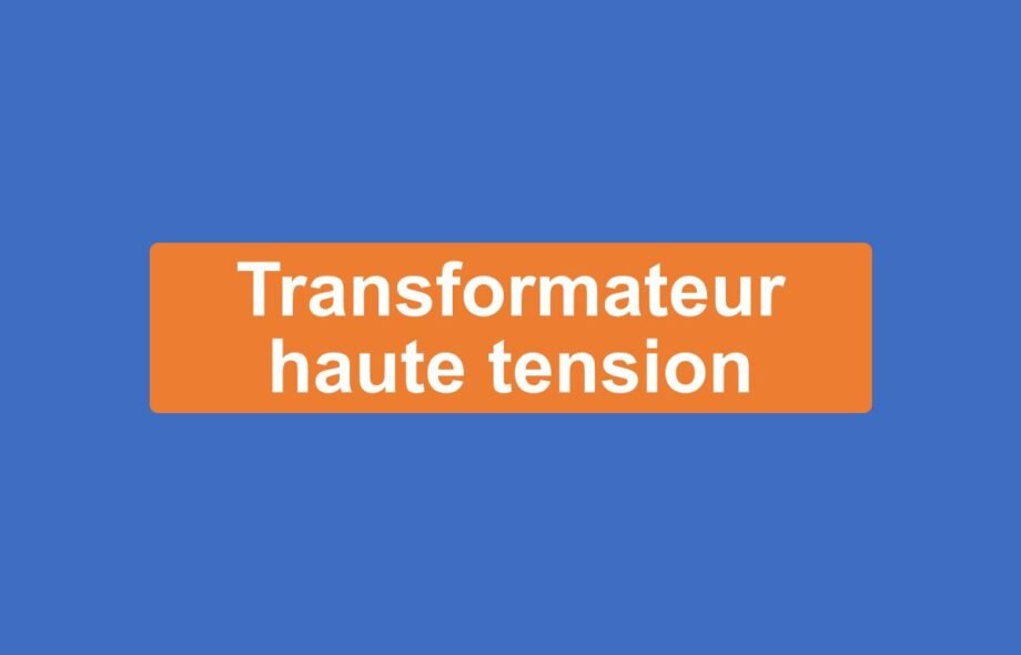 Transformateur haute tension