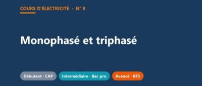 Monophasé et triphasé : le cours pour comprendre le 230 V et le 400 V, avec exercices