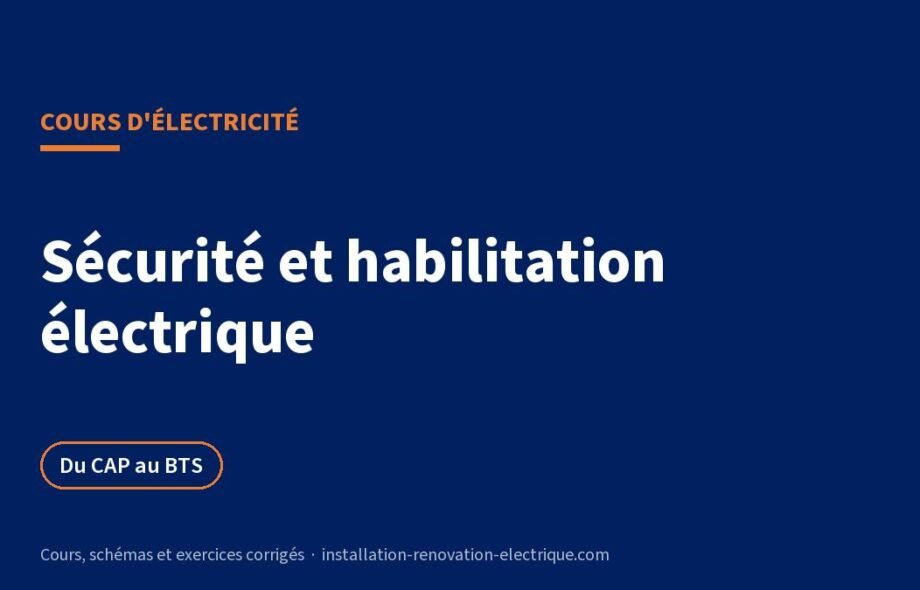 Habilitation électrique : symboles, zones et consignation, le cours complet