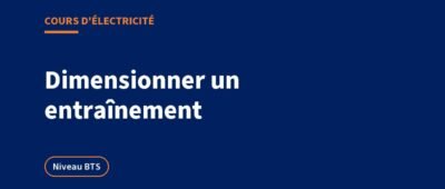 Dimensionner un moteur : couple, réducteur, inertie et pompe (BTS)