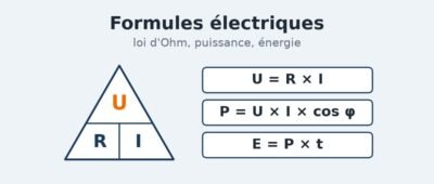 Formules électriques essentielles : l&rsquo;aide-mémoire